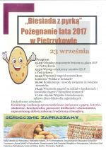 "Biesiada z pyrką" - pożegnanie lata w Pietrzykowie - zapowiedź